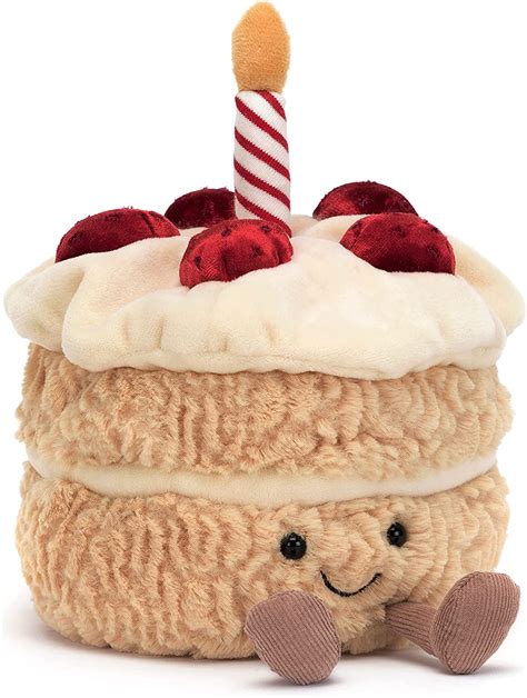 Amazon.com: Jellycat Amuseable Birthday Cake Plush : Toys & Games