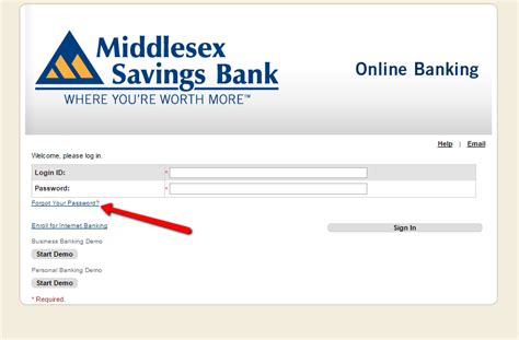 Middlesex Savings Bank Online Banking Login - CC Bank