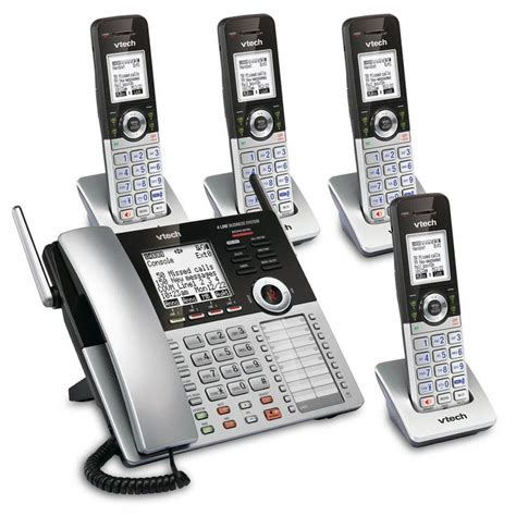 VTech CM Series 4-Line Small Business Phone System – Cordless Office Bundle with… | Phone, Vtech ...