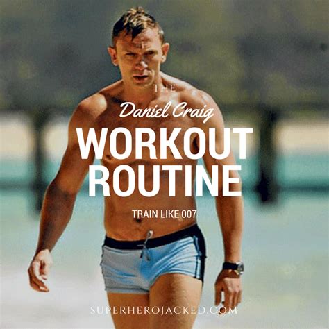 Daniel Craig Workout Routine and Diet Plan: Train like James Bond ...