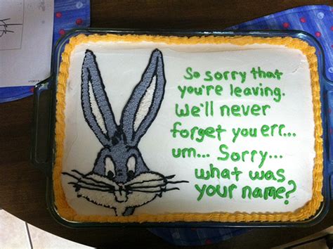 15 Funniest Farewell Cakes Employees Got On Their Last Day | DeMilked