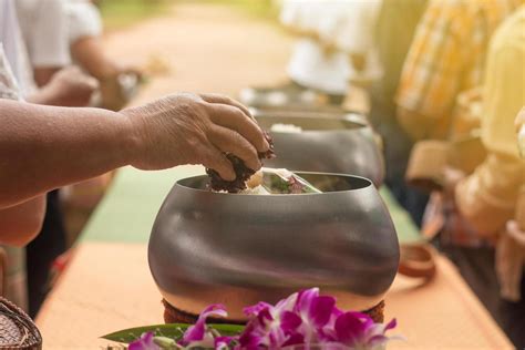 Buddhist food offerings 1343616 Stock Photo at Vecteezy