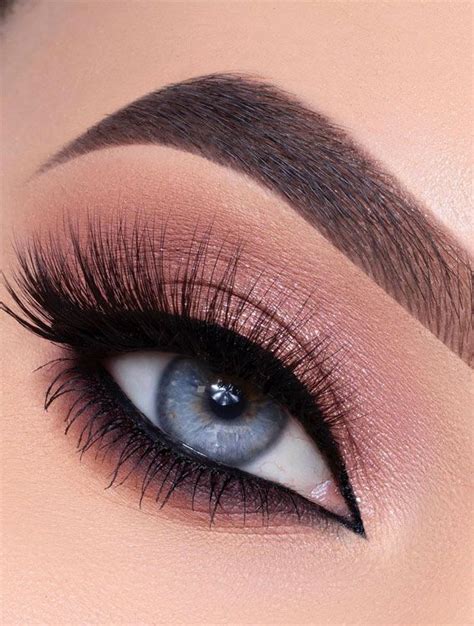 65 Pretty Eye Makeup Looks : soft pink for blue eyes | Pretty eye ...