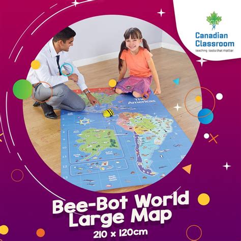 Bee-Bot World Large Map | Beebot, Kids learning, Map