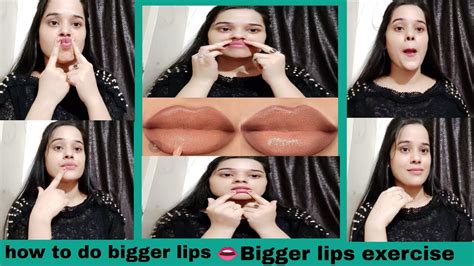 How to get bigger lips 👄bigger lips exercise - YouTube