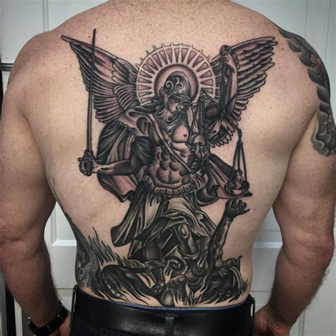 Archangel Gabriel Tattoos For Men