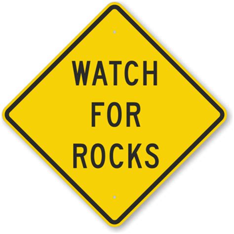 Falling Rocks Signs | Rockfall Warning Signs