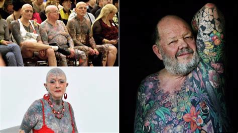 50 years later: Old people show off tattoos they got in their youth