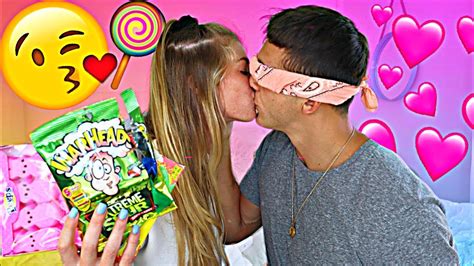 The Candy Kissing Challenge! - YouTube