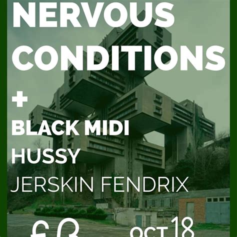 Nervous Conditions, Black Midi, Hussy, Jerskin Fendrix at The Windmill, London on 18 Oct 2017