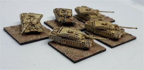 GHQ Micro Armour 6mm 1:285 British Modern Spearhead Challenger 2 Troop | eBay | Troops, Tank ...