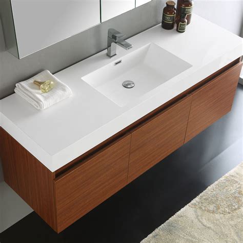 Modern Bathroom Sink Cabinets Vanity Art 42" Single Sink Bathroom ...