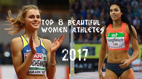 Track & Field - Top 8 Beautiful Women Athletes // 2017 HD - YouTube