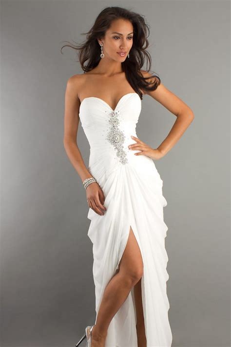 White Gorgeous Dress | knittingaid.com