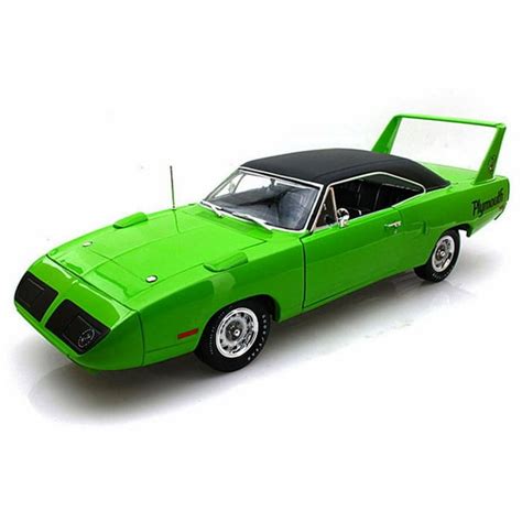 1970 Plymouth Superbird, Green - Auto World ERTL AMM995 - 1/18 scale Diecast Model Toy Car ...