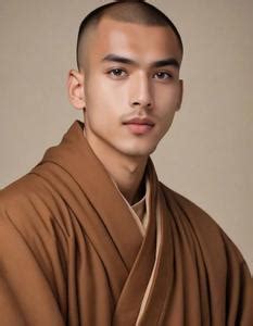 Adult Brown Monk Robe Costume. Face Swap. Insert Your Face ID:935090