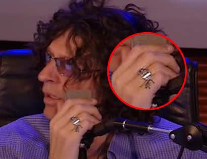 HOWARD STERN TATTOOS PHOTOS PICTURES PICS OF HIS TATTOOS