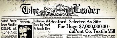 Newspaper Archive » Seaford Historical Society