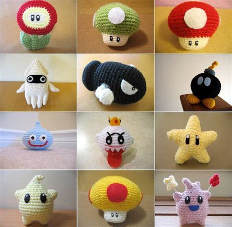 mario amigurumi characters | Amigurumis a crochet, Ganchillo amigurumi, Muñecos de ganchillo