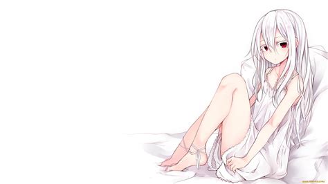 27 White Hair Anime Girl Wallpapers - Wallpaperboat