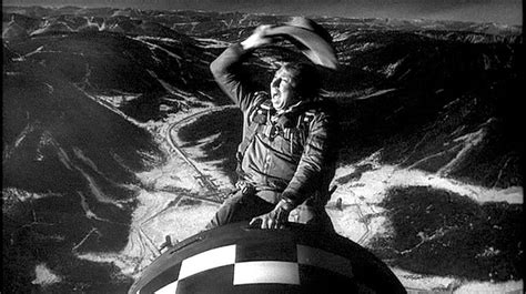 Slim Pickens rides the nuke. Dr. Strangelove by Stanley Kubrick. King Kong, Donald Trump ...