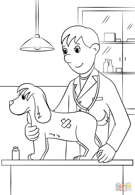 90 coloring page veterinarian pet care coloring book veterinarian pages ...