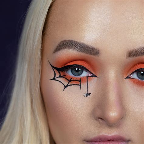 How to draw spider eyes for halloween makeup | gail's blog