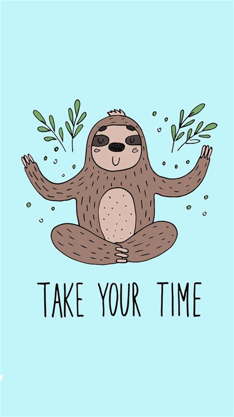 Sloth Cartoon Wallpapers - Wallpaper Cave