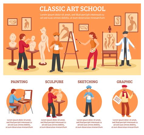 Classic Art Infographic Set 478980 Vector Art at Vecteezy