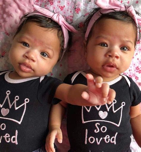 Pin by Tiffany Berry on Baby, baby, baby... | Twin baby girls, Cute mixed babies, Cute baby twins