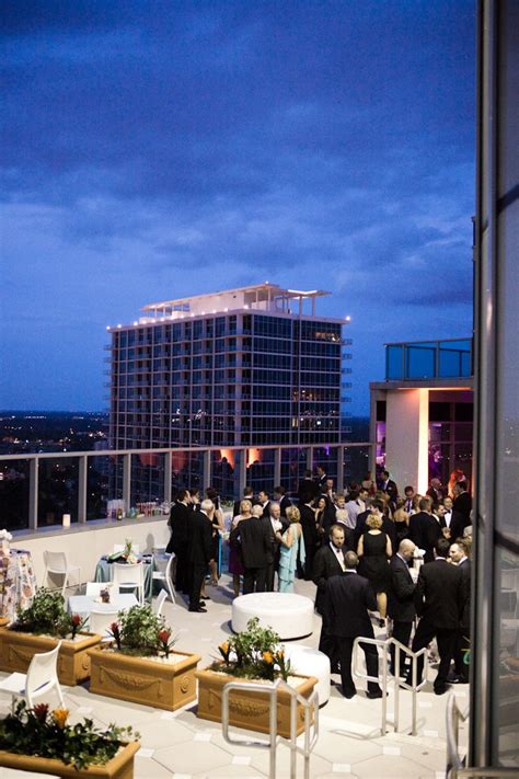 Chic rooftop wedding reception! Image courtesy of: James Christianson | Rooftop wedding ...