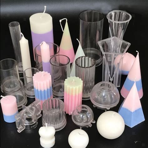 "Reusable Handmade Candles Soap Molds Plastic candle Making handmade ...