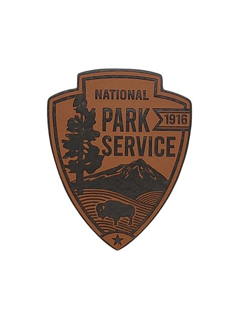 National Park Service Leather Patch - Etsy