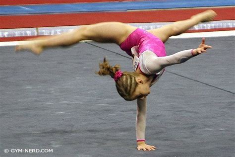 Shawn Johnson (United States) on floor at the 2006 Visa Championships American Games, American ...