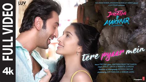 Tere Pyaar Mein (Full Video) Tu Jhoothi Main Makkaar| Ranbir,Shraddha ...