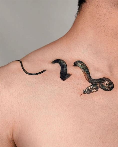 3D snake tattoo by stuffie.ink : r/Damnthatsinteresting