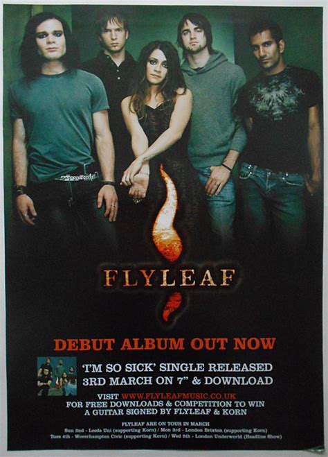 FLYLEAF Debut Album Rare Original Official UK Record Company POSTER | eBay