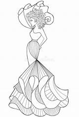 Fashion Adult Coloring Page Book Pages sketch template