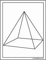 pyramid Coloring Page Coloring pyramid History Learn Great  sketch template