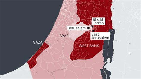 Israel-Gaza violence: Where are the attacks and clashes happening? | UK News | Sky News