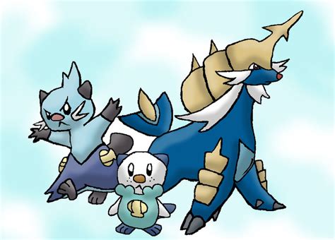 Oshawott and its evolutions by PauliinaP on DeviantArt