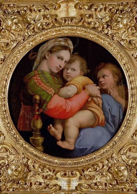 Raffaello Sanzio (1483 – 1520) Madonna della Seggiola - 1513-1514 nel 2020 | Raffaello, Madonna ...