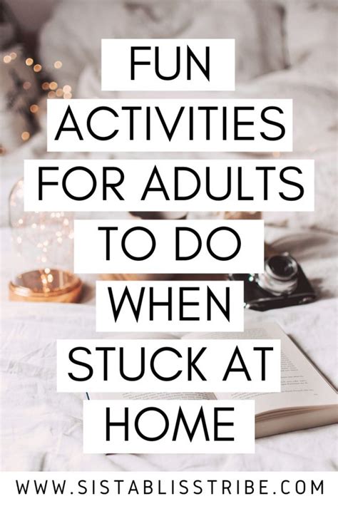Fun Activities For Adults To Do When Stuck At Home | Activities for adults, Group activities for ...