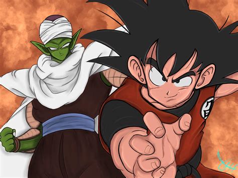 Goku and Piccolo Old-Style : r/dbz