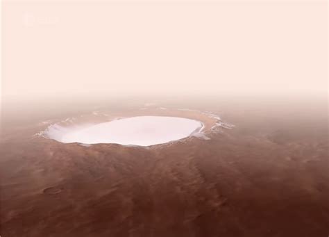 Take A Virtual Flight Over Korolev Crater On Mars - SpaceRef