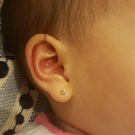 Diamond Earrings For Babies