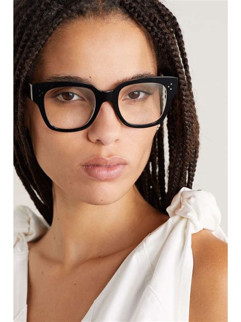 CELINE EYEWEAR Oversized cat-eye acetate optical glasses | NET-A-PORTER