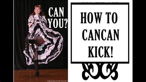 How to Cancan Kick! - YouTube