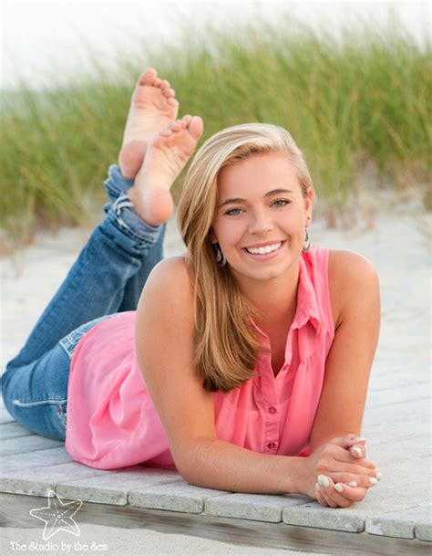 Girls High School Senior Portraits Barefoot