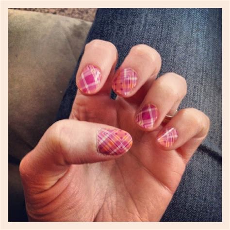 My pretty new Jamberry nail wraps in Prissy Plaid | Danielle Blue | Flickr